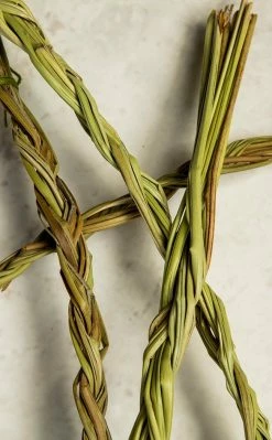 Incense Witchcraft Sweetgrass Smoke Cleansing Rope 75cm