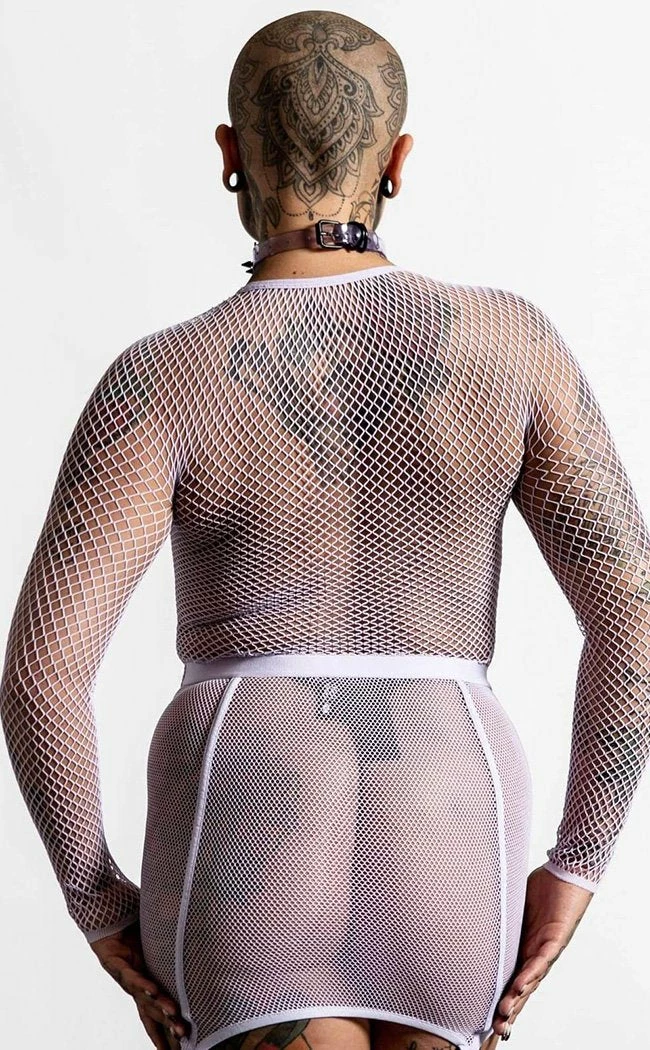 Killstar Sweetheart Fishnet Top | Lilac Clothing 5 Killstar Sweetheart Fishnet Top | Lilac Clothing