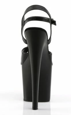 Pleaser Pole Shoes TABOO-709 Black / Black Matte Heels