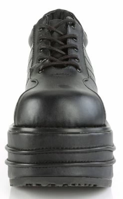 Demonia TEMPO-08 Black Vegan Leather Oxford Shoe