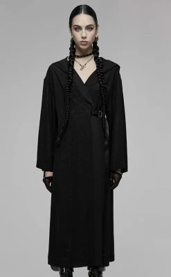 Punk Rave Tabitha Belted Cloak Clothing