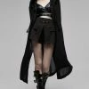 Punk Rave Tabitha Belted Cloak Clothing