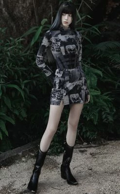 Punk Rave Tabloid Fodder Dress