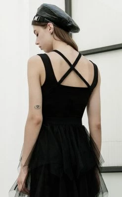 Punk Rave Tainted Love Harness Top Clothing