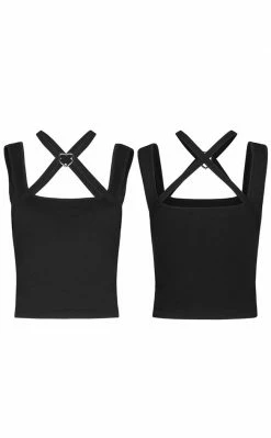 Punk Rave Tainted Love Harness Top Clothing