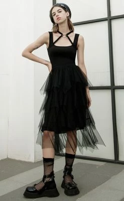 Punk Rave Tainted Love Harness Top Clothing