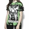 BlackCraft Clothing Tarot Green Lightning Dye Tee