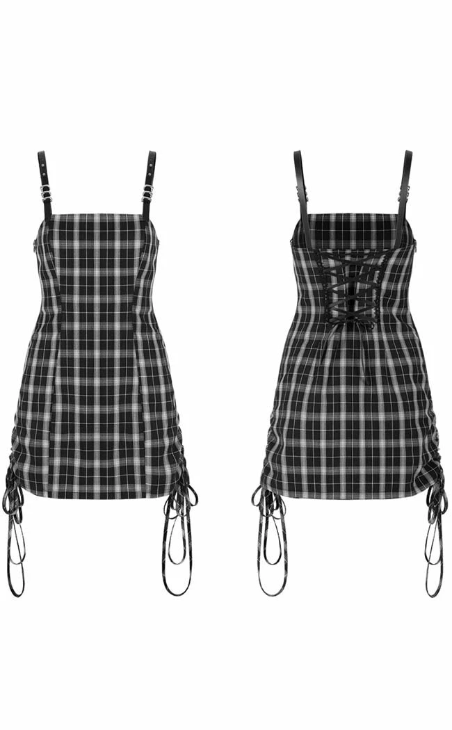 Punk Rave Teeny Tina Checkered Dress | Black & White 8 Punk Rave Teeny Tina Checkered Dress | Black & White