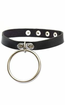 Cold Black Heart The Big O Choker Black