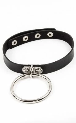 Cold Black Heart The Big O Choker Black
