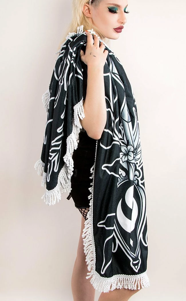 Drop Dead Gorgeous The Cure Coffin Towel Home & Gifts 4 Drop Dead Gorgeous The Cure Coffin Towel Home & Gifts