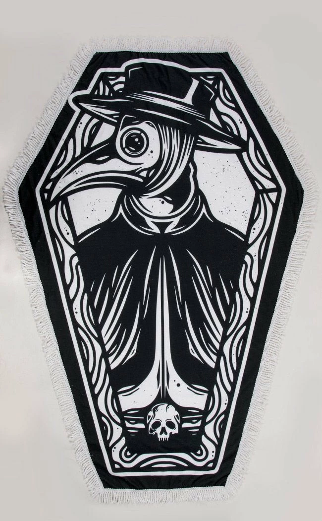 Drop Dead Gorgeous The Cure Coffin Towel Home & Gifts 3 Drop Dead Gorgeous The Cure Coffin Towel Home & Gifts