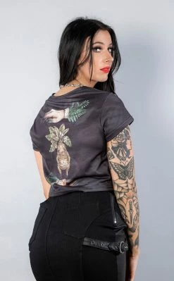 Drop Dead Gorgeous The Mandrake & The Moon Crop Tee Clothing
