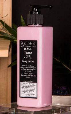 Aether Beauty Thorns Rose Scented Vegan Body Lotion