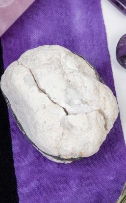 Crystals Witchcraft Thunder Egg Crystal Geode | Clear Calcite-Small