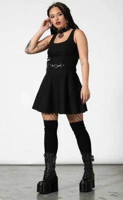 Killstar Dresses Thunderstruck O Ring Dress