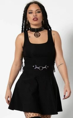 Killstar Dresses Thunderstruck O Ring Dress