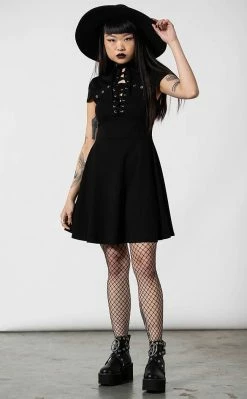 Killstar Tied Up Skater Dress