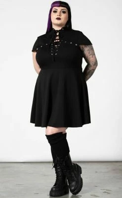 Killstar Tied Up Skater Dress
