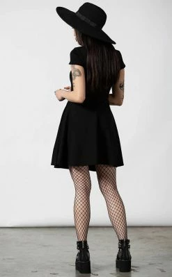 Killstar Tied Up Skater Dress
