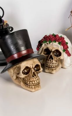 Gothic Gifts Home & Gifts 'Till Death Do Us Part Couple's Skulls