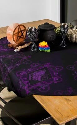 The Haunted Mansion Home & Gifts 'Tis The Season Tablecloth | Round