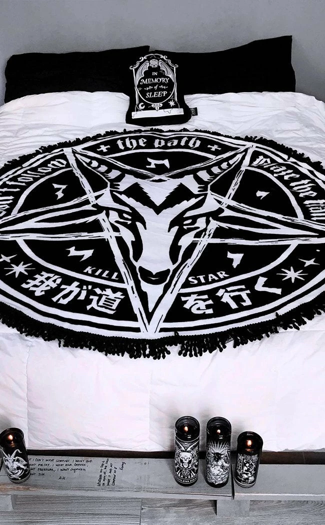 Killstar Home & Gifts Trailblazer Round Blanket 4 Killstar Home & Gifts Trailblazer Round Blanket