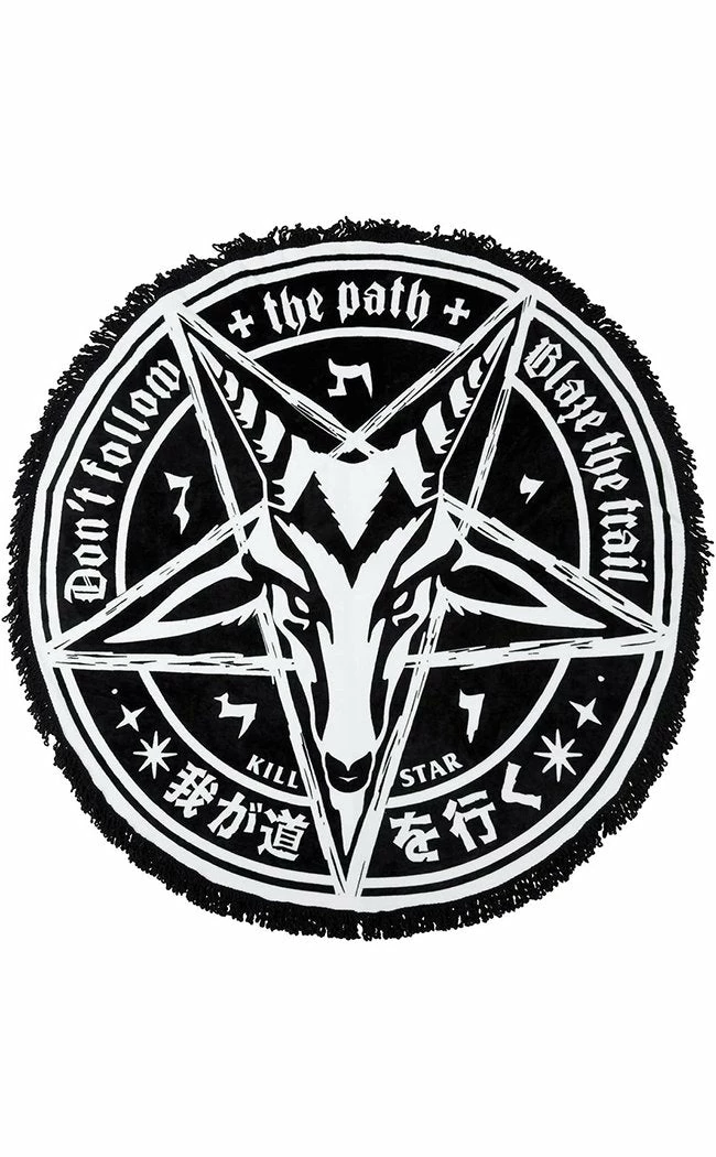 Killstar Home & Gifts Trailblazer Round Blanket 5 Killstar Home & Gifts Trailblazer Round Blanket