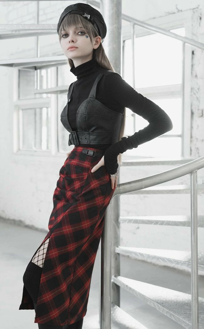 Punk Rave Clothing Tresspasser Biker Crop 5 Punk Rave Clothing Tresspasser Biker Crop