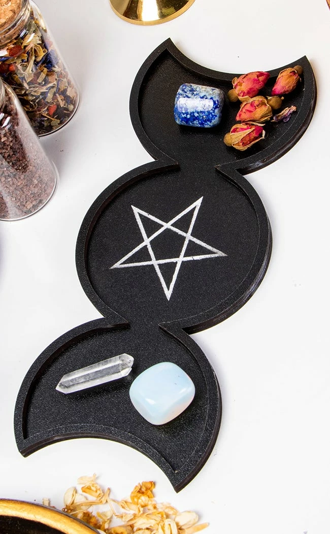 Tragic Beautiful Triple Goddess Trinket Tray 3 Tragic Beautiful Triple Goddess Trinket Tray
