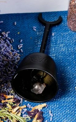 TB Witchcraft Triple Moon Altar Bell | Black 7 TB Witchcraft Triple Moon Altar Bell | Black