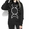 BlackCraft Clothing Triple Moon Hooded Pullover Sweater