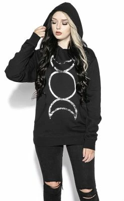 BlackCraft Clothing Triple Moon Hooded Pullover Sweater