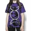 BlackCraft Clothing Triple Moon Purple Lightning Dye Tee