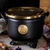 Cauldrons Triquetra Metal Cauldron With Brass Sieve