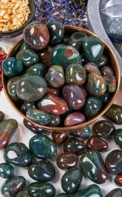 Crystals Witchcraft Tumbled Stones | Bloodstone
