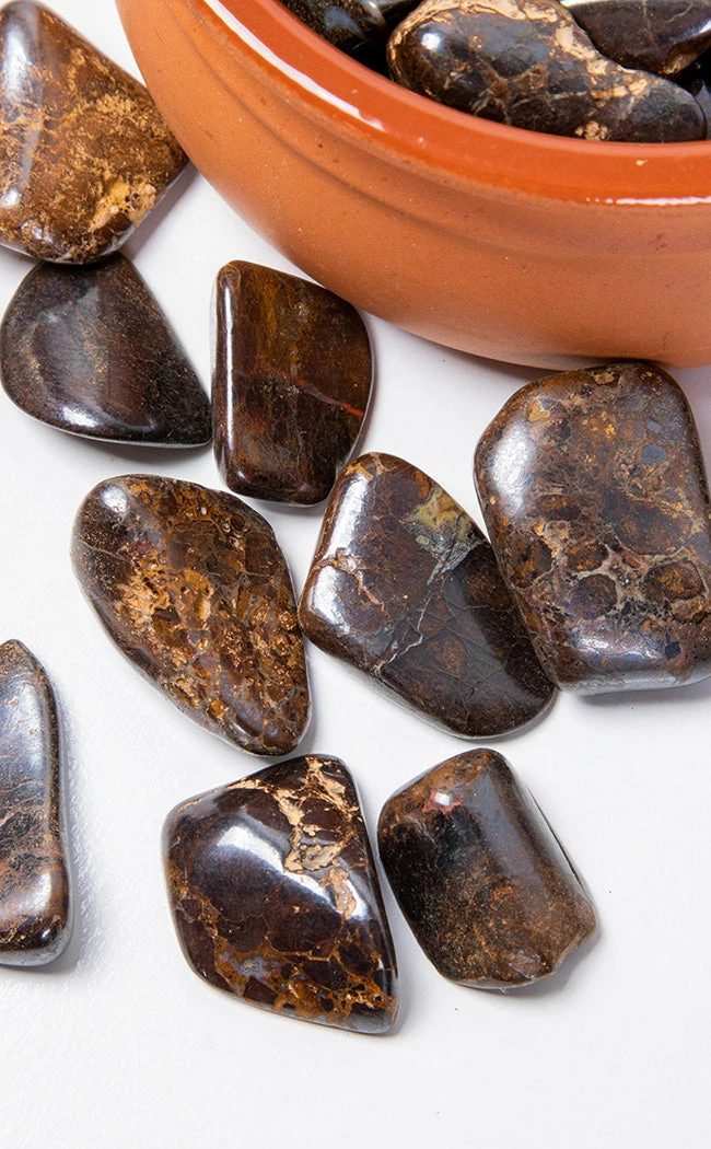Crystals Tumbled Stones | Hematite Golden 4 Crystals Tumbled Stones | Hematite Golden