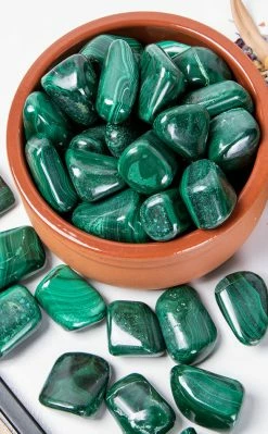 Crystals Tumbled Stones | Malachite Witchcraft