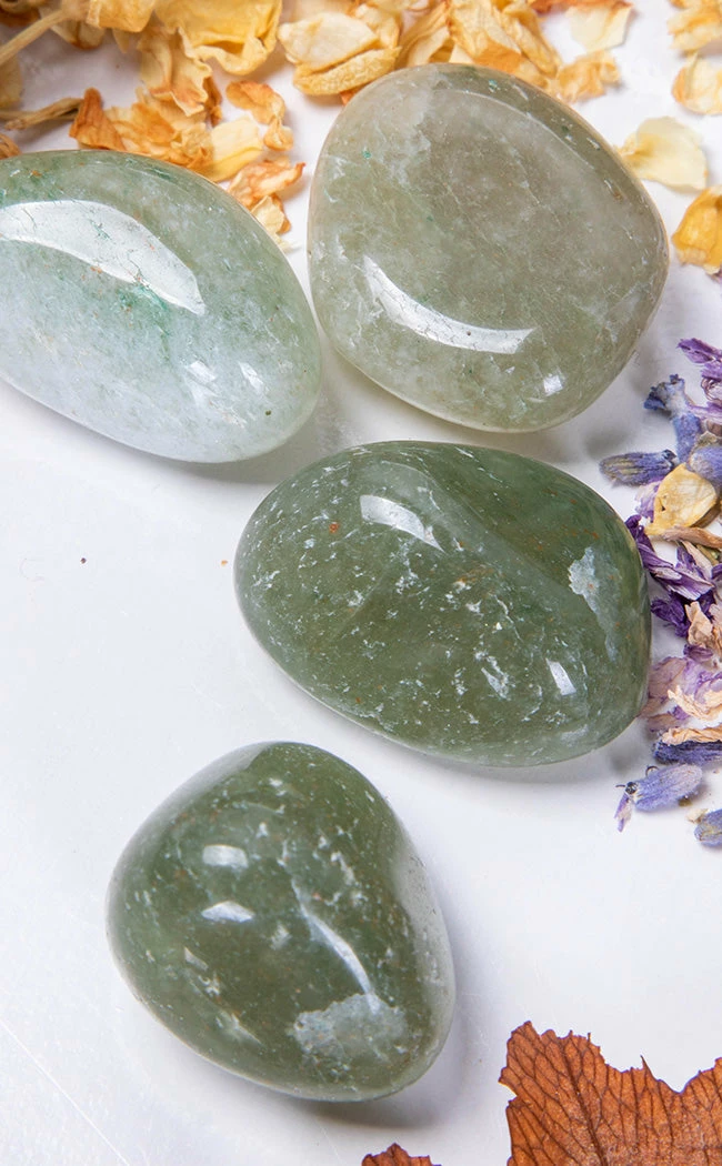 Crystals Tumbled Stones | Moss Agate 4 Crystals Tumbled Stones | Moss Agate