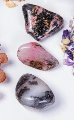 Crystals Home Decor Tumbled Stones | Rhodonite