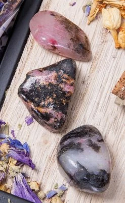 Crystals Home Decor Tumbled Stones | Rhodonite