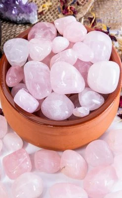 Crystals Tumbled Stones | Rose Quartz