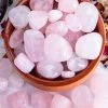 Crystals Tumbled Stones | Rose Quartz 2 Crystals Tumbled Stones | Rose Quartz