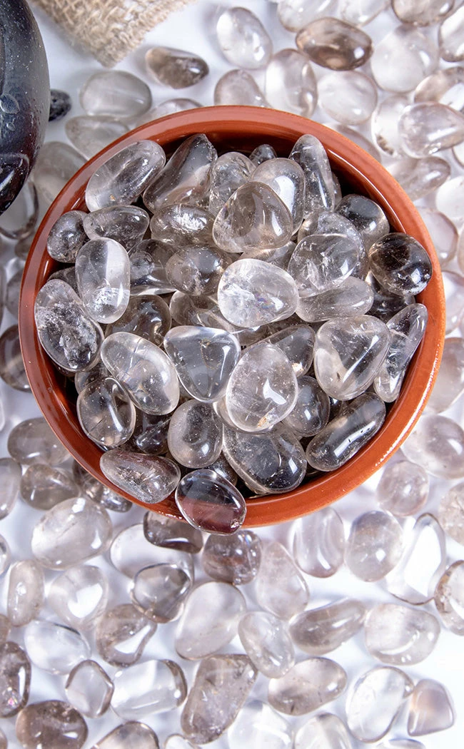 Crystals New Arrivals Tumbled Stones | Smoky Quartz 3 Crystals New Arrivals Tumbled Stones | Smoky Quartz