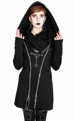 Restyle Clothing Twin Moon Hooded Jacket