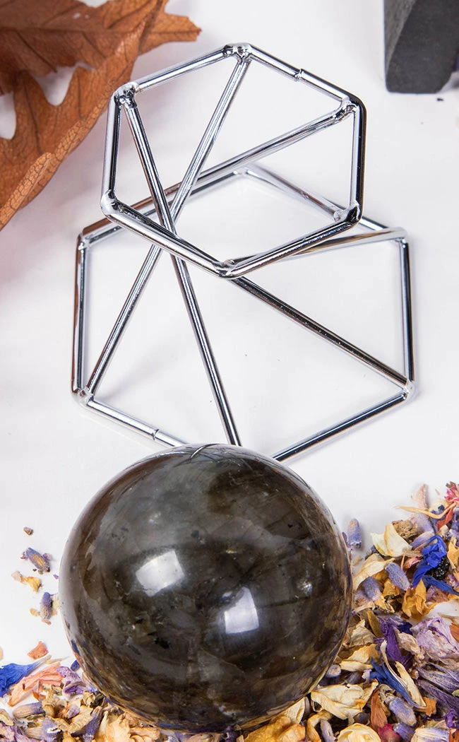 Crystals Witchcraft Twisted Crystal Ball Stand 6 Crystals Witchcraft Twisted Crystal Ball Stand