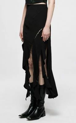 Punk Rave Clothing Unfortunate Soul Maxi Skirt