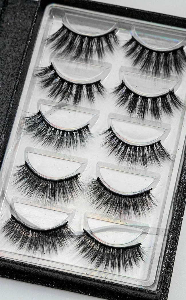 Evil Eye Cosmetics Beauty Unholy Lash Bible | Black Glitter 4 Evil Eye Cosmetics Beauty Unholy Lash Bible | Black Glitter