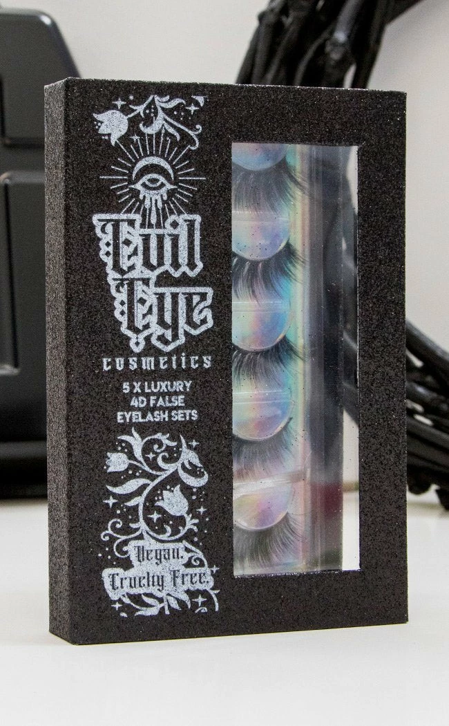 Evil Eye Cosmetics Beauty Unholy Lash Bible | Black Glitter 3 Evil Eye Cosmetics Beauty Unholy Lash Bible | Black Glitter