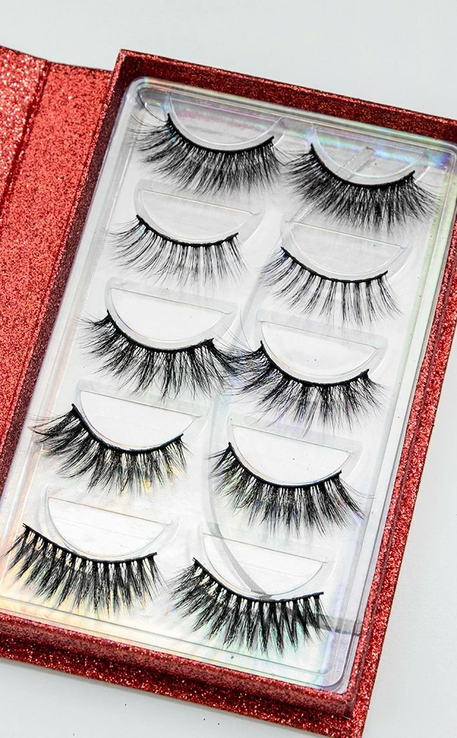 Evil Eye Cosmetics Unholy Lash Bible | Red Glitter 4 Evil Eye Cosmetics Unholy Lash Bible | Red Glitter